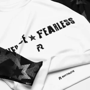 long-sleeve crop top (black)